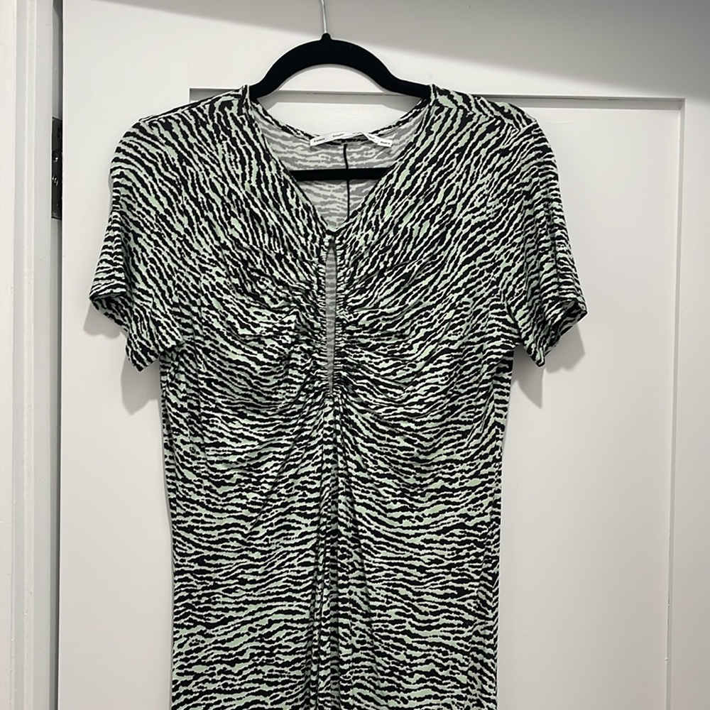 PROENZA SCHOULER WHITE LABEL
Zebra-print jersey midi dress